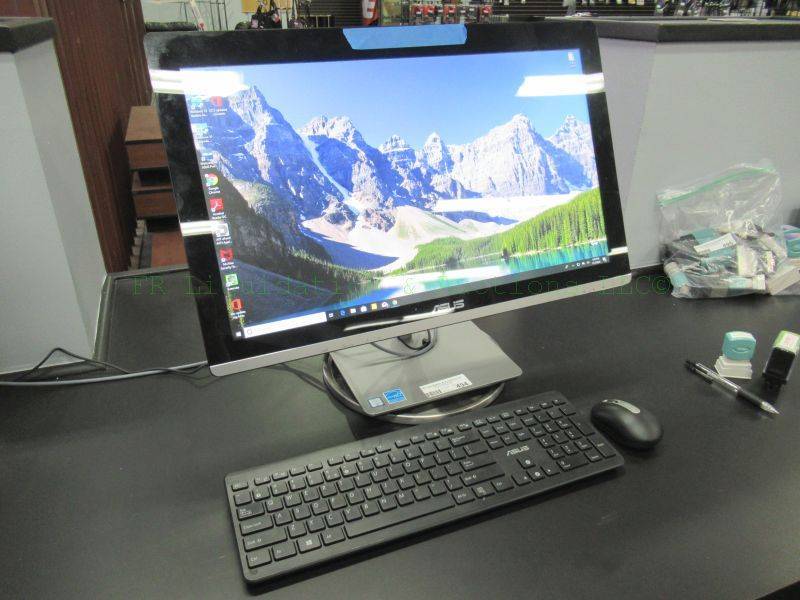 lot 494 image: Asus model V230IC all-in-one personal touch screen computer with keyboard and mouse, Windows 10 OS