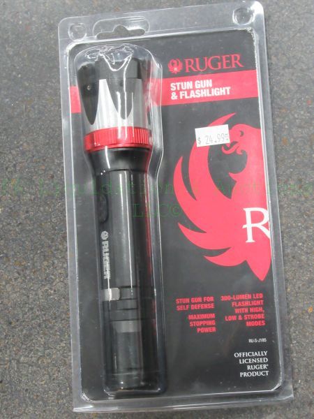lot 510 image: NEW Ruger stun gun & flashlight