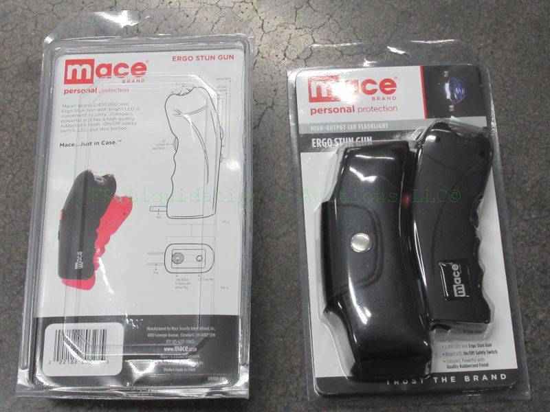 lot 513 image: NEW Mace high output flashlight & ergo stun gun