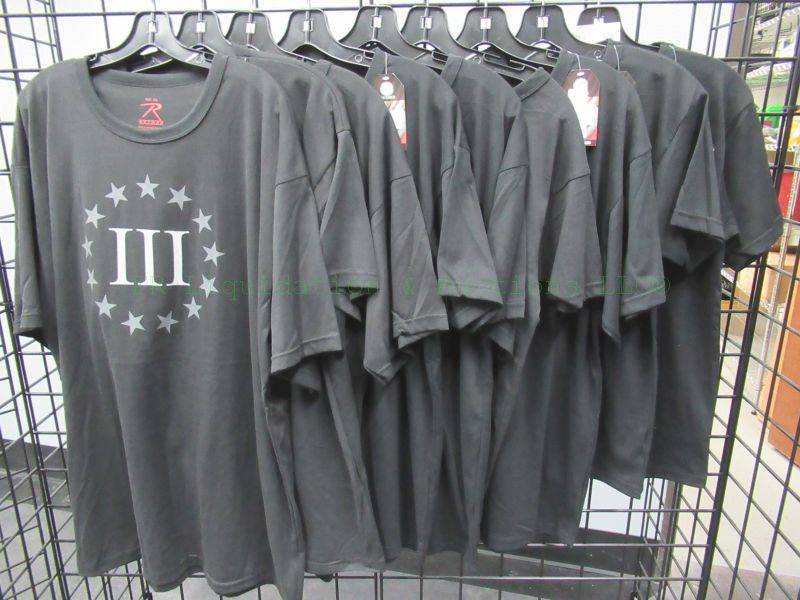 lot 528 image: NEW Rothco T-shirts, tags attached