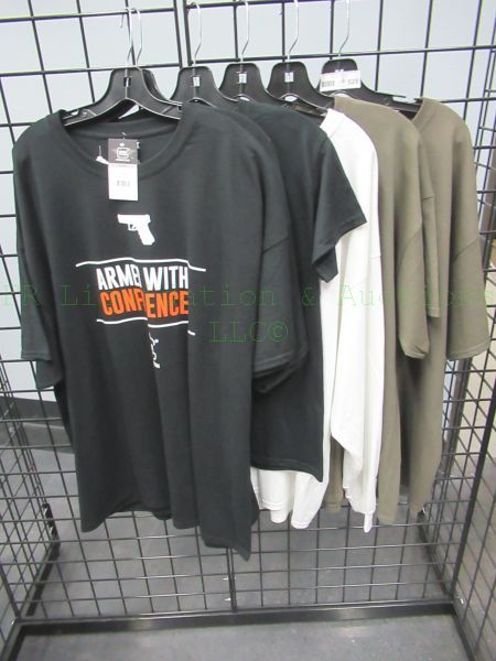 lot 529 image: NEW Glock logo Gildan T-shirts