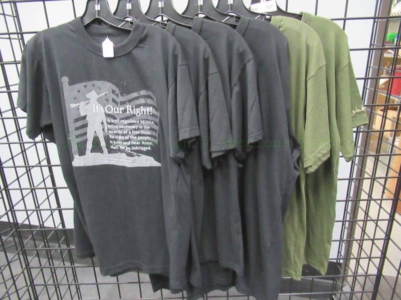 lot 537 image: NEW Patriotic Rothco T-shirts