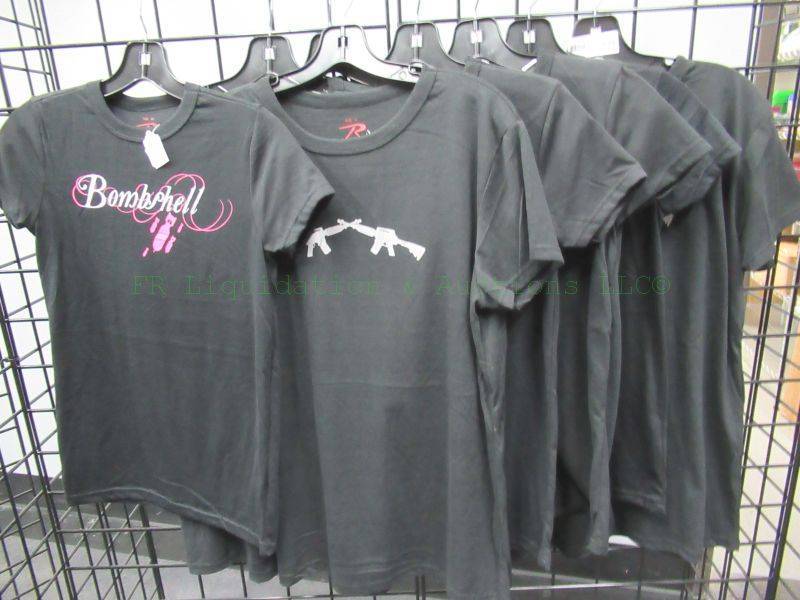 lot 538 image: NEW Ladies Rothco T-shirts