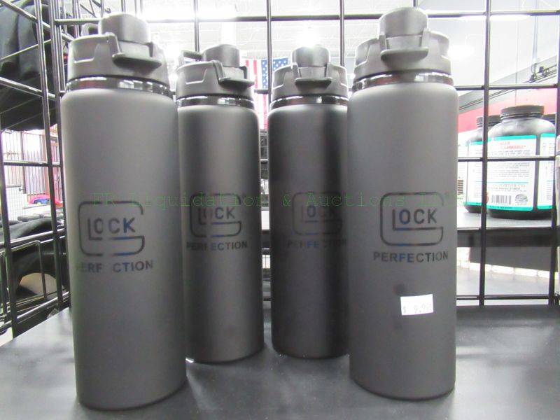 lot 549 image: NEW Glock logo sport bottles