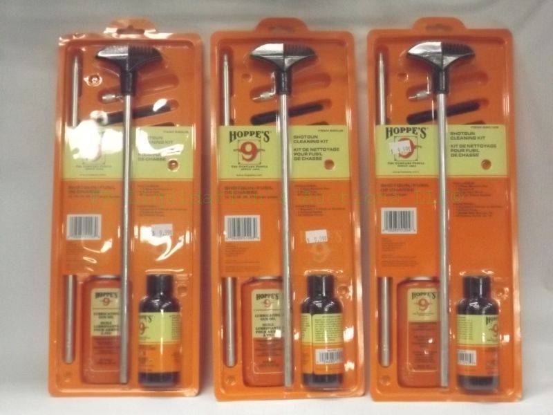 lot 652 image: NEW Hoppes 9 shotgun cleaning kits