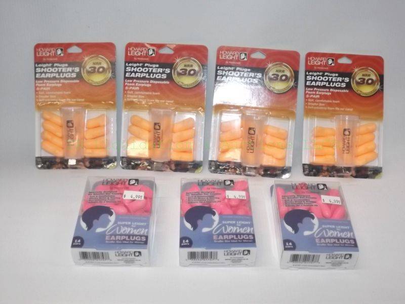 lot 659 image: NEW shooters ear plugs, 7 packs
