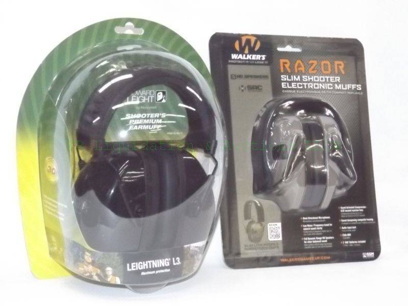 lot 661 image: NEW Walkers Razor electronic & Leonard Leight premium ear muffs