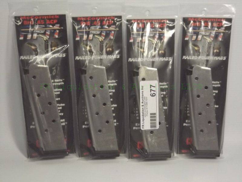 lot 677 image: NEW McCormick .45 ACP pistol magazines