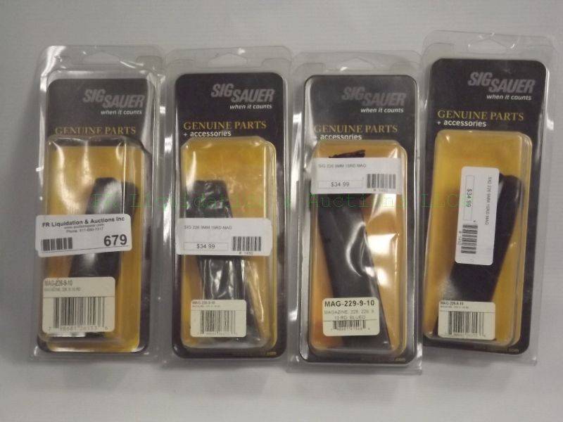 lot 679 image: NEW Genuine Sig Sauer P228 pistol magazines