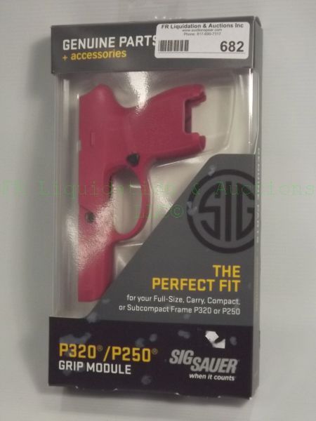 lot 682 image: NEW Sig Sauer pink pistol grip module for P320  P250