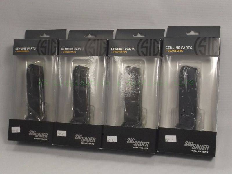 lot 686 image: NEW Genuine Sig Sauer P229 pistol magazines