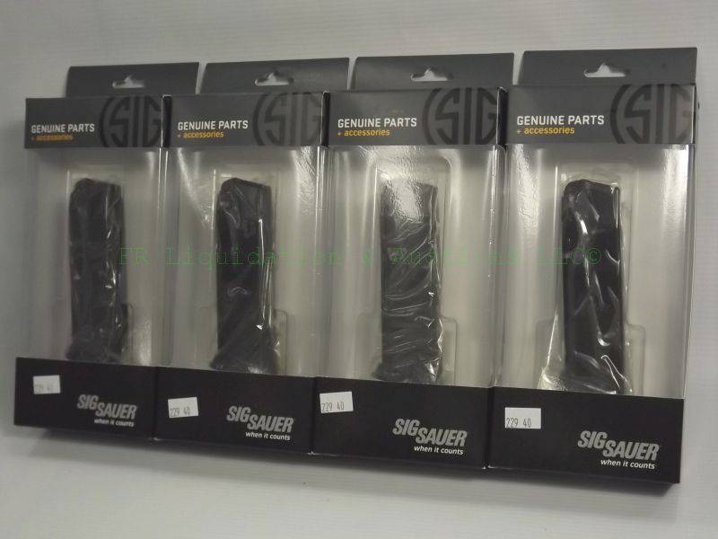 lot 687 image: NEW Genuine Sig Sauer P229 pistol magazines