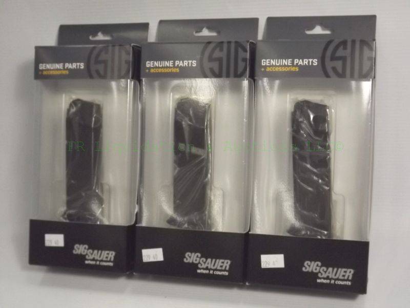 lot 688 image: NEW Genuine Sig Sauer P229 pistol magazines