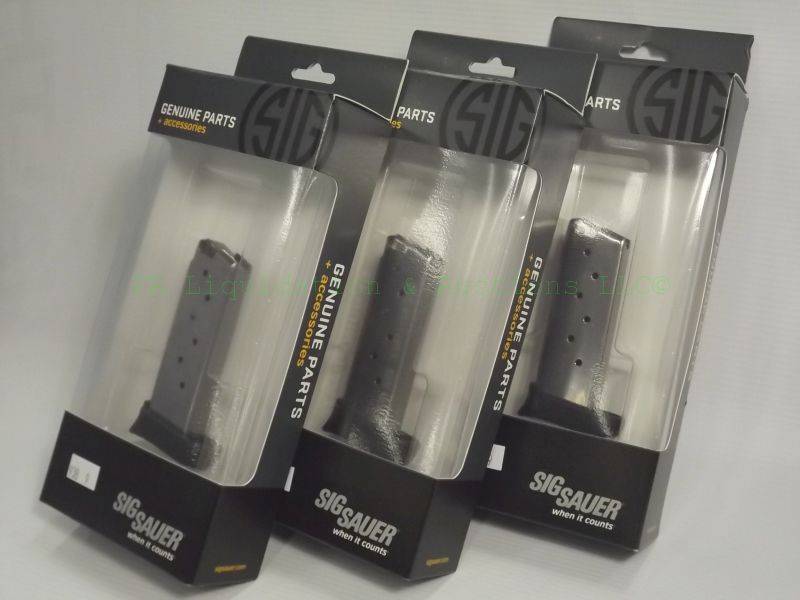 lot 693 image: NEW Genuine Sig Sauer 938 pistol magazines