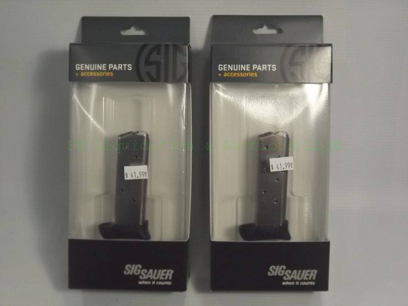 lot 695 image: NEW Genuine Sig Sauer 238 pistol magazines