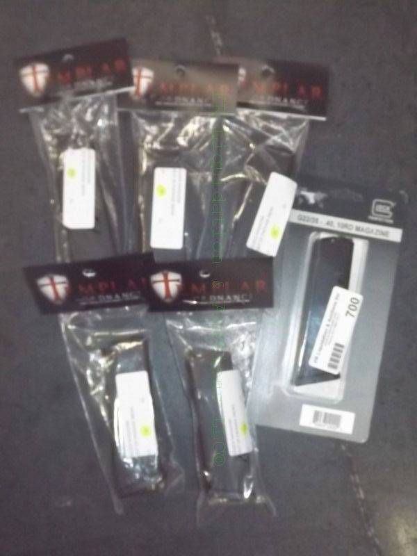 lot 700 image: NEW Glock pistol magazines