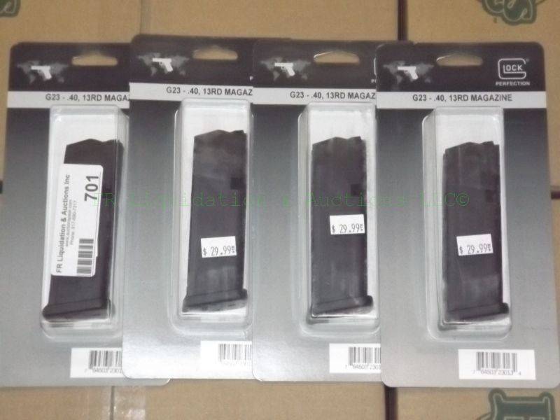 lot 701 image: NEW Genuine Glock 23 .40 pistol magazine