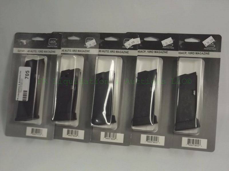 lot 705 image: NEW Genuine Glock 30 .45 ACP pistol magazine