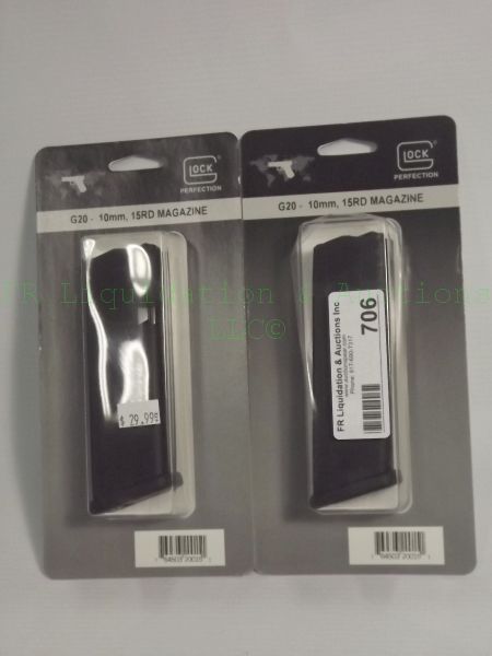 lot 706 image: NEW Genuine Glock 20 10mm pistol magazine