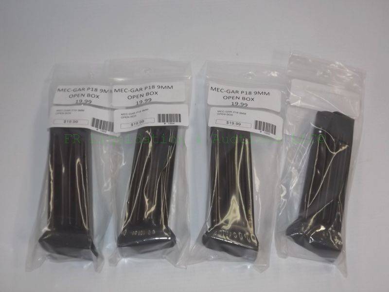 lot 710 image: NEW Mec-Gar P18 9mm pistol magazine