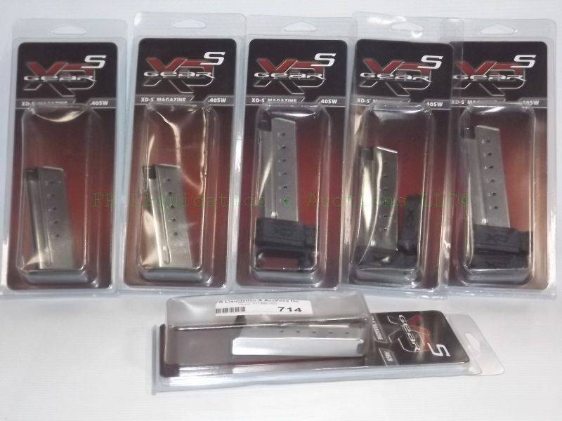lot 714 image: NEW XDS gear XD-S .40 S&W pistol magazine
