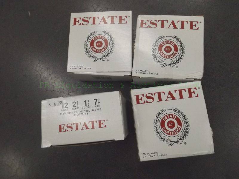 lot 729 image: Estate 12 ga. 2-34 shotgun ammunition