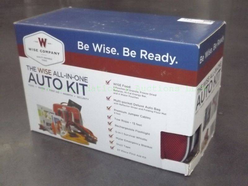 lot 732 image: Wise company All-in-one auto survival kit