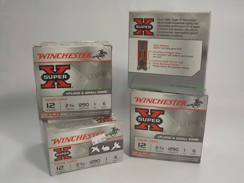 lot 738 image: Winchester Super X 12 gauge 2-34 shotgun ammunition
