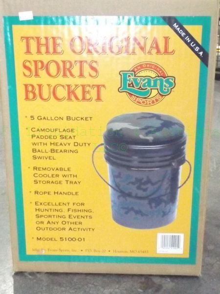 lot 744 image: Evans Sports 5100-01 Original Sports Bucket