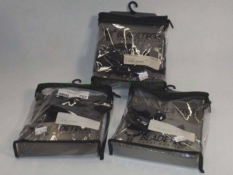 lot 757 image: NEW Bladetech pistol holsters for XP XDS & 1911 .45ACP
