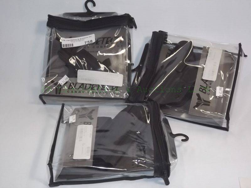 lot 758 image: NEW Bladetech pistol holsters for Ruger LC9 & 1911 .45ACP