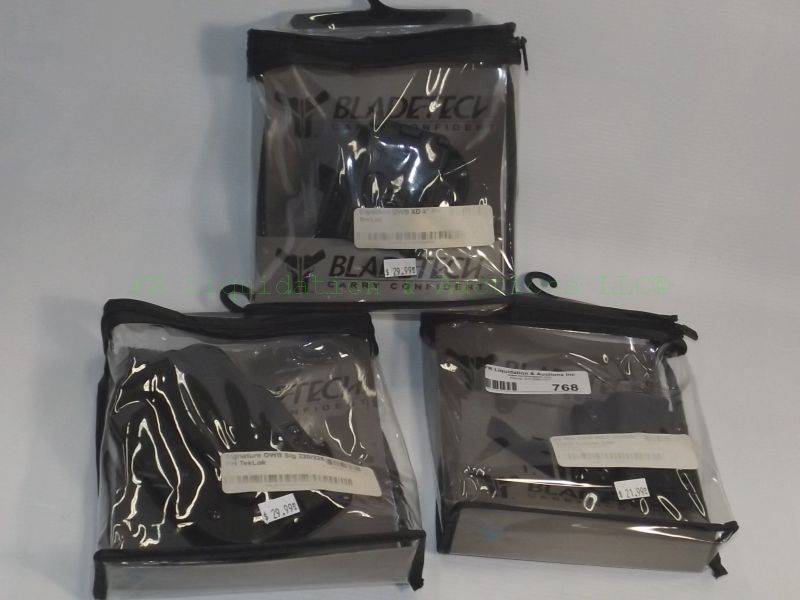 lot 768 image: NEW Bladetech pistol holsters for Sig 220226, XD, S&W M&P double stack