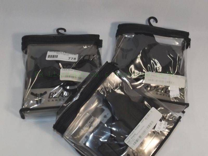 lot 778 image: NEW Bladetech pistol holsters for S&W