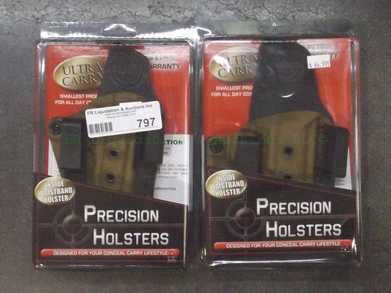 lot 797 image: NEW Ultra carry Precision holsters for 1911 and Sig P238