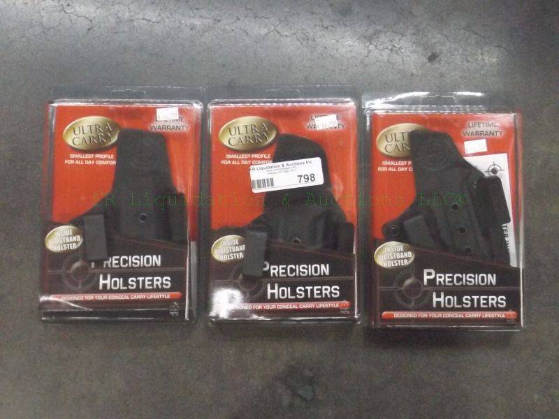 lot 798 image: NEW Ultra carry Precision holsters for 1911, Sig P238 and S&W shield
