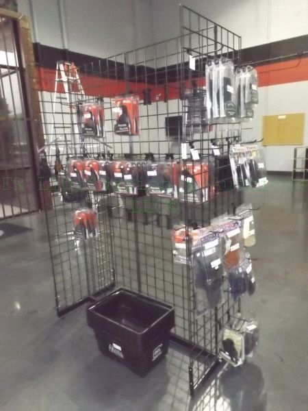 lot 810 image: Wire frame display rack