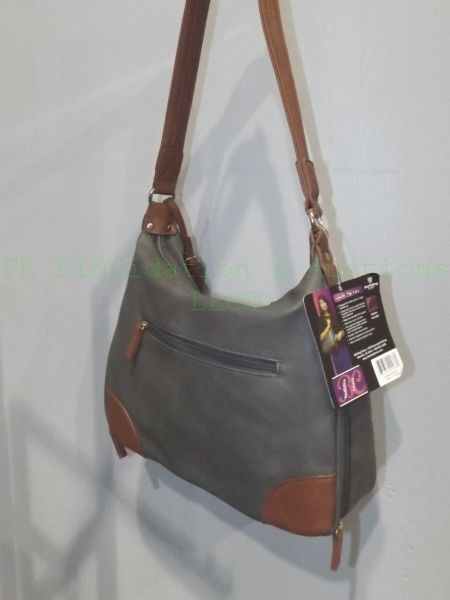 lot 812 image: NEW Bulldog cases hobo series leather concealed pistol holster purse