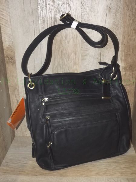 lot 813 image: NEW Bulldog cases leather concealed pistol holster purse