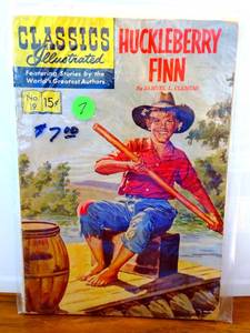 lot 7 image: Classics Illustrated #19 Huckleberry Finn (1965) $