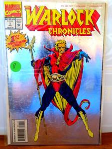 lot 8 image: The Warlock Chronicles #1 (1993, Marvel)  1st Spectacular Issue FOIL COVER $