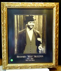 lot 4 image: RED SKELTON - LEGENDARY COMEDIAN AND ACTOR - CUSTOM FRAMED POSTER $$$