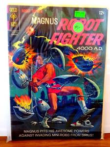 lot 41 image: Magnus Robot Fighter # 17 (4.5) 21967 Gold Key 12c Silver-Age Comic $$