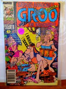 lot 297 image: 1987 GROO THE WANDERER #28 VOL. 2 EPIC COMIC BOOK $