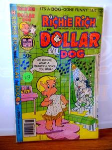 lot 113 image: Richie Rich & Dollar the Dog #15 1980 Harvey Publications $