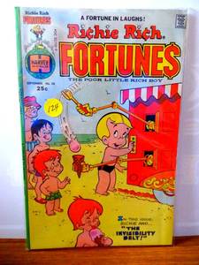 lot 124 image: Richie Rich Fortunes #30 Harvey Comics 1976 $