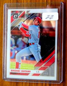 lot 22 image: 2019 Donruss Optic Baseball Shohei Ohtani Card #164