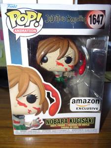 lot 49 image: Funko Pop Animation 1647 Jujutsu Kaisen - Nobara Kugisaki Amazon Exclusive Vinyl $$