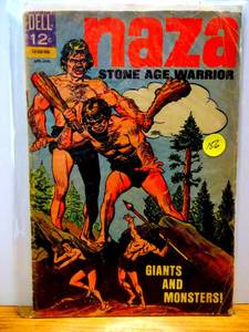 lot 156 image: Naza - Stone Age Warrior #6 - (Apr-Jun 1965, Dell) $$