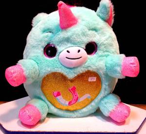 lot 57 image: ADORABLE LARGE SIZE UNICORN PLUSH