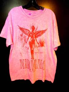 lot 290 image: AUTHENTIC SILSCREEN NIRVANA BAND T-SHIRT - 100% COTTON SIZE XL